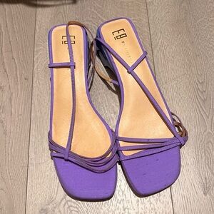 Miista E8 Chic Purple Strappy Heels Size 40